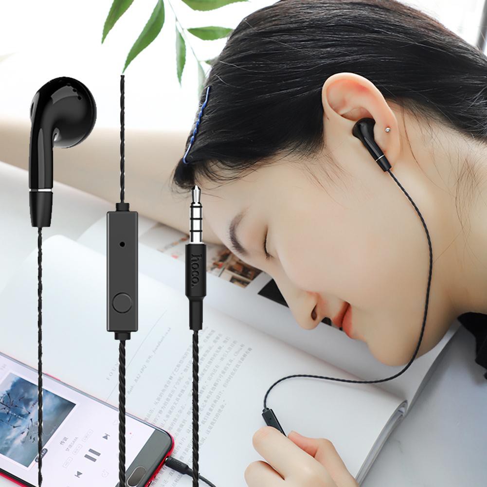 Tai nghe nhét tai Hoco M61 giắc cắm 3.5mm có micro âm thanh nổi sống động