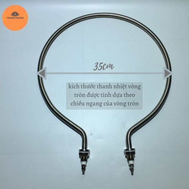 Thanh Nhiệt Điện Trở Vòng Tròn inox 304 220V 380V