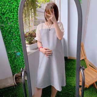 Đầm bầu thiết kế xinh xắn có túi sườn