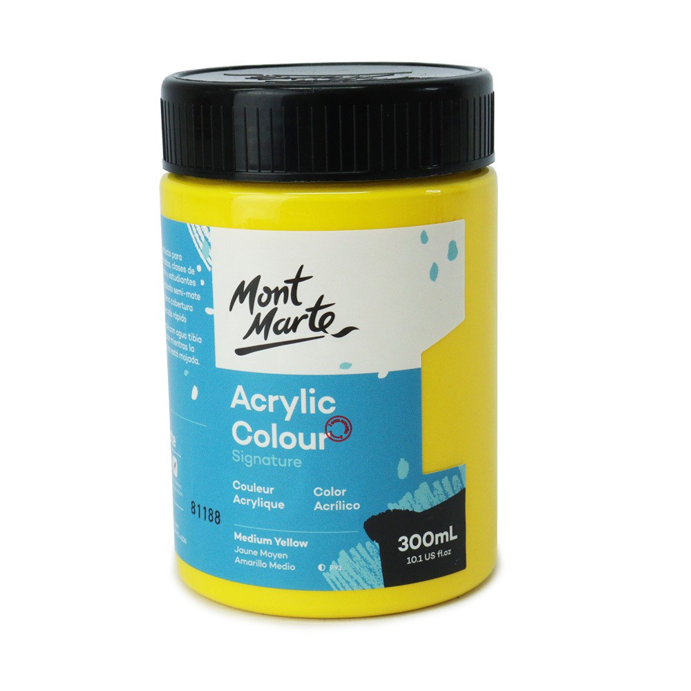 [P2] - MÀU VẼ ACRYLIC MONT MARTE 300 ML, VẼ TRÊN MỌI CHẤT LIỆU (ÁO THUN, VẢI, GIÀY, TRANH TƯỜNG, GỐM SỨ…)