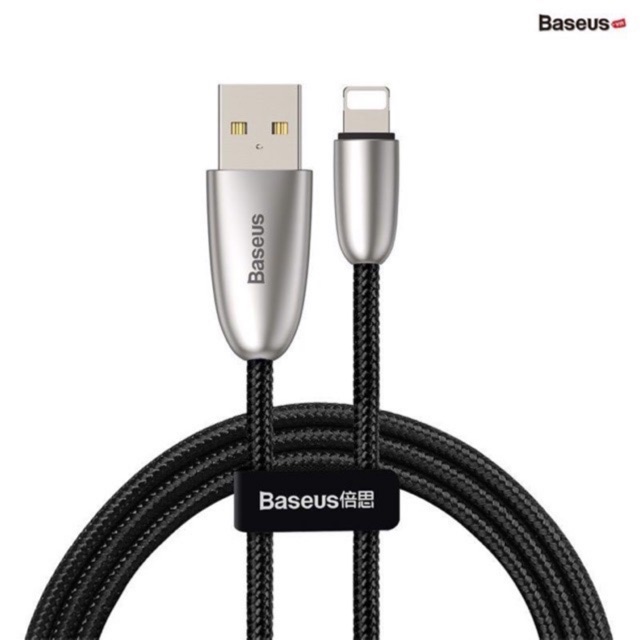 Nowship - cáp sạc nhanh iphone ipad chính hãng baseus dài 1m dây bọc dù chống đứt