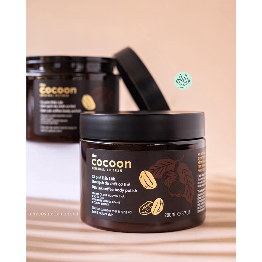 KEM TẨY DA CHẾT BODY COCOON CÀ PHÊ - HŨ 200ML