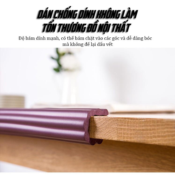 Miếng Dán Chống Va Đập Cạnh Bàn An Toàn Cho Bé Khi Chơi Đùa DOKEY99