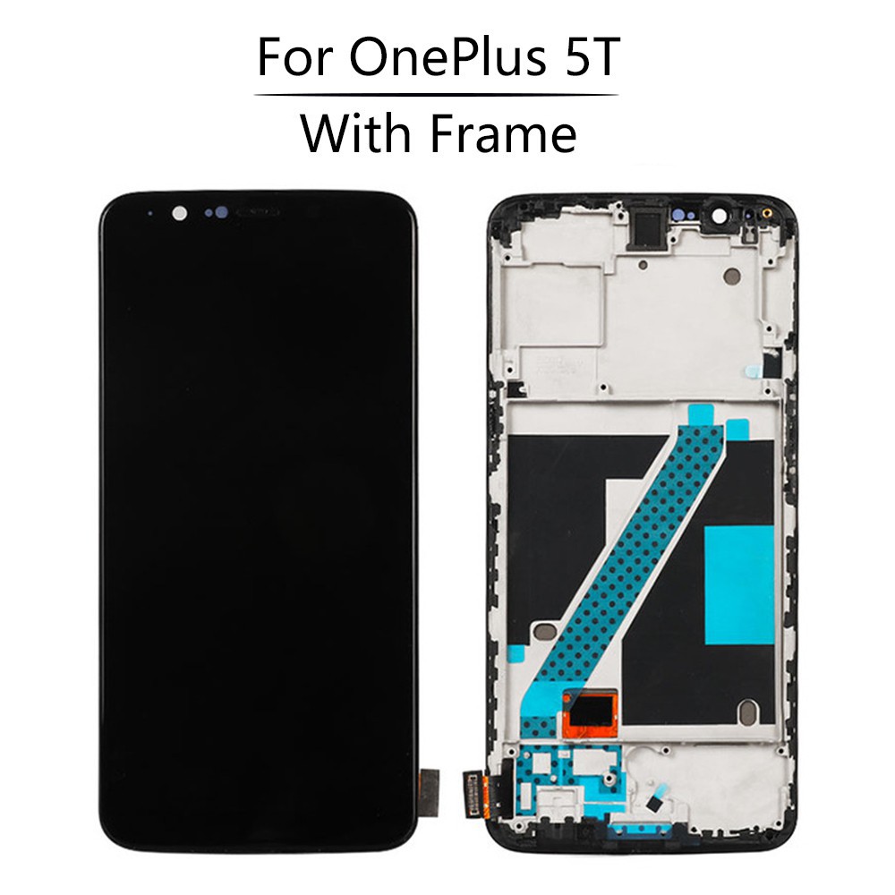 Màn hình LCD cho hội nghị màn hình cảm ứng OnePlus 5T A5010 6.01 "Thay thế Super AMOLED