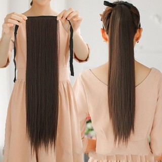 [SHOP UY TÍN] TÓC CỘT THẲNG ĐỦ ĐỘ DÀI CHẤT TƠ LÌ MỊN
