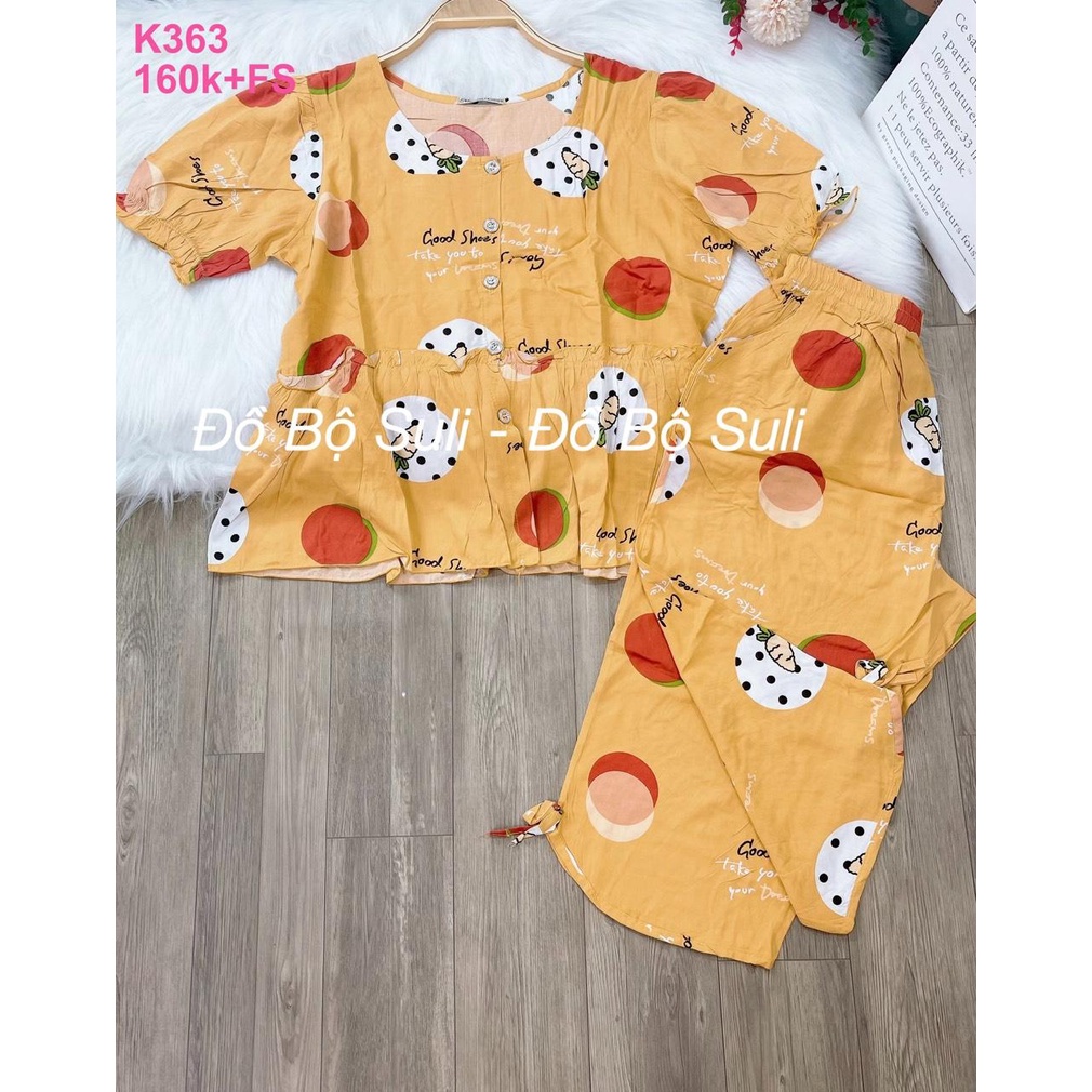 Đồ Bộ Tole Thái Lửng Nhiều Kiểu Họa Tiết - Đồ Bộ Suli