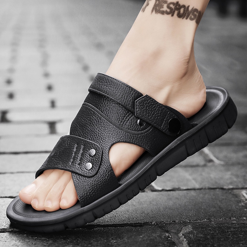 Dép Sandal Đế Mềm Chống Trượt Thoáng Khí Size Lớn 8321 Cho Nam