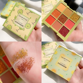 Bảng phấn mắt 9 ô kèm gương soi color style eyeshadow