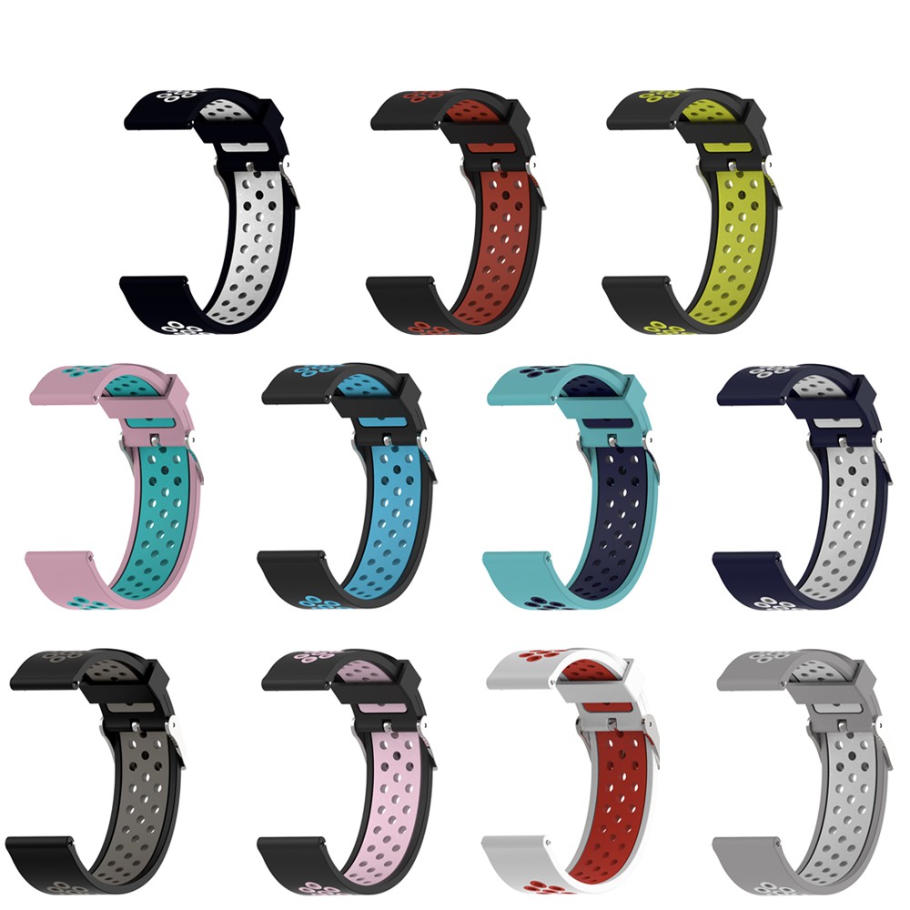 Dây Đeo Thay Thế Chất Liệu Silicon Màu Trơn Cho Garmin Forerunner 965 955 265 255