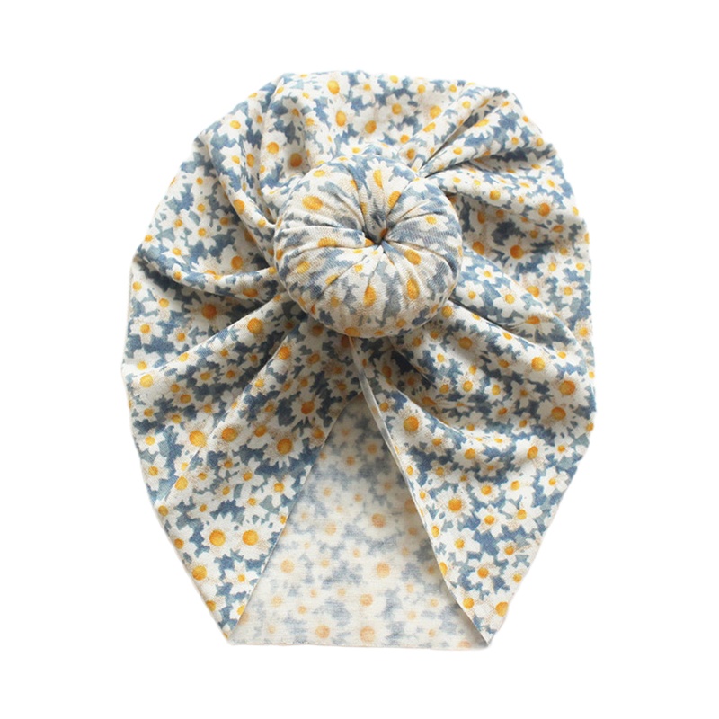 Mũ Beanie Thắt Nút Họa Tiết Da Báo / Hoa Cổ Điển Dễ Thương Cho Bé Sơ Sinh