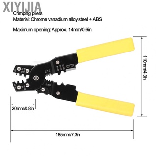 Xiyijia Crimping Pliers Multifunctional Wire Tool with Stripper Cable Cutter