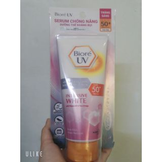 (150ml) Serum Chống Nắng Body Làm Sáng Da Biore SPF50/PA+++