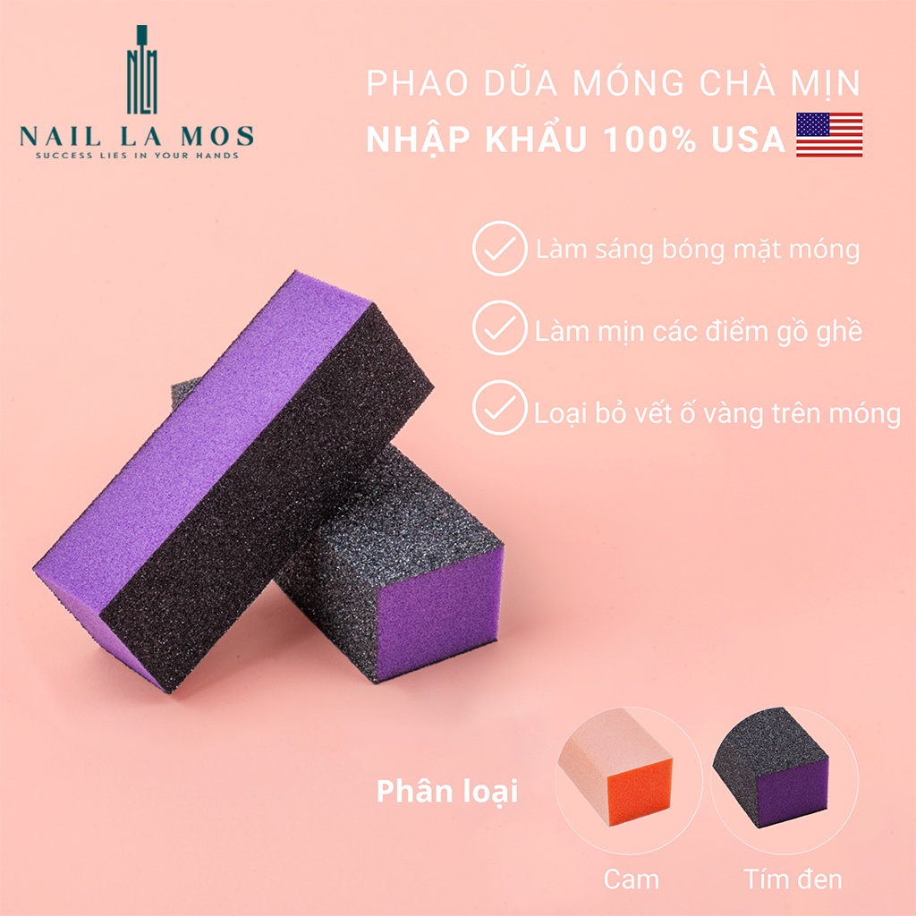 Phao dũa móng chà mịn nhập khẩu 100% từ USA - buffer Mỹ chuyên dụng cho dân làm móng