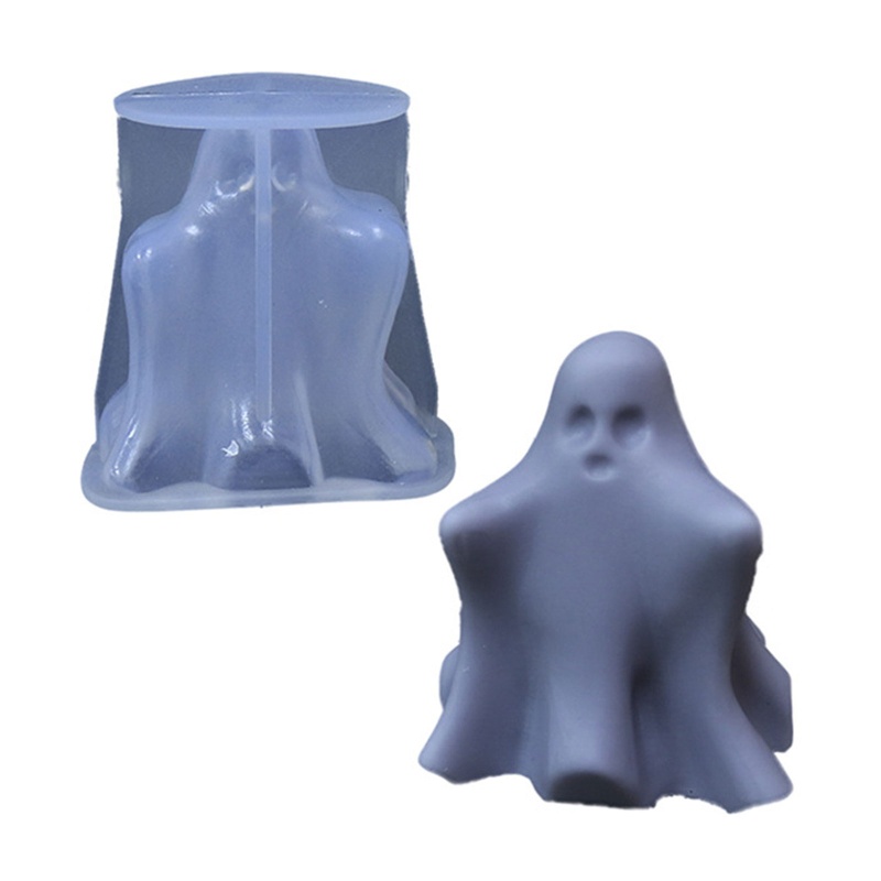 Khuôn Làm Nến Xà Phòng Handmade Silicone Hình Con Ma Kinh Dị