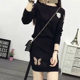 Sét váy len hình bướm siêu đẹp