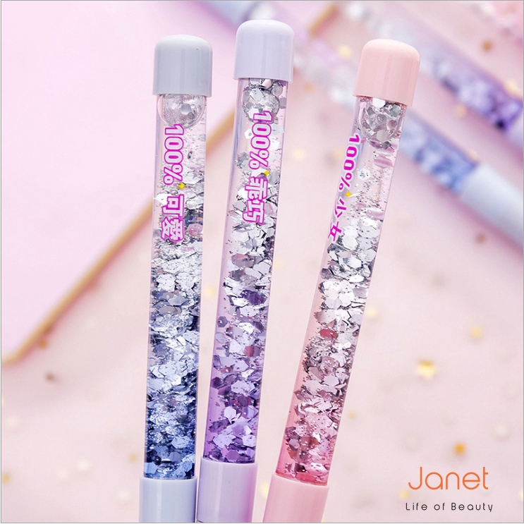 Bút Gel Kim Tuyến Nước Màu Đen Phát Sáng Nhiều Màu Sắc Tươi Tắn Nhỏ Nhắn Cho Học Sinh