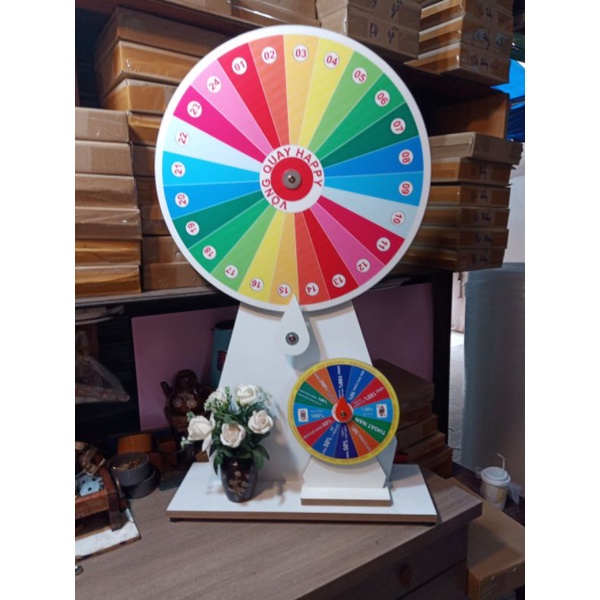 VÒNG QUAY KỲ DIỆU 24 ô  _ Size 60cm * cao 100cm