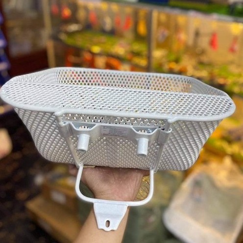 Rổ đựng Giỏ LƯỚI MÀU TRẮNG xe wave125 fuled future 125 fi rs 100 wave s110