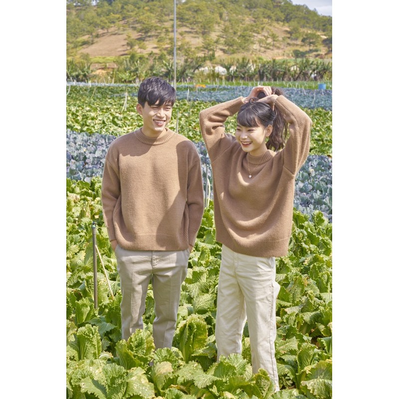 Áo len cổ tròn dày LEN clothing oversize 3 màu 7783