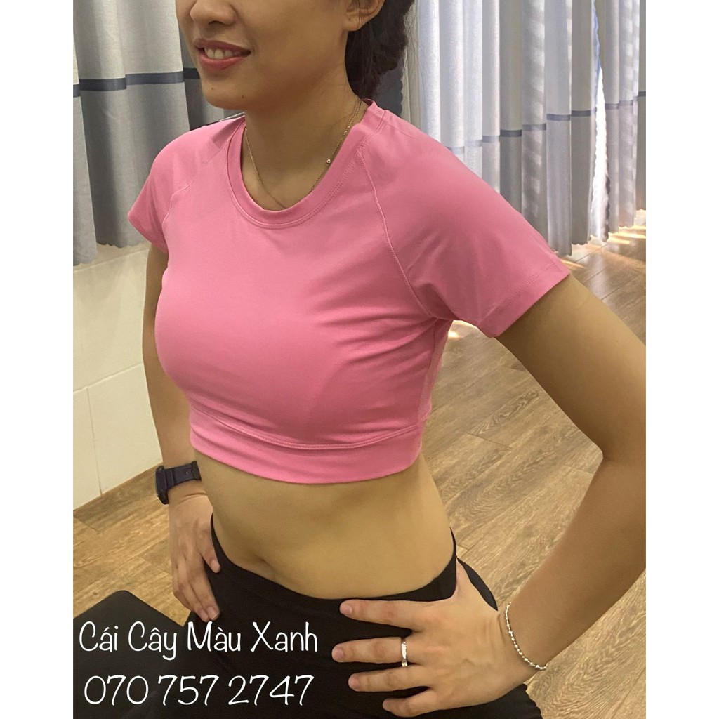 CROPTOP TẬP GYM YOGA CẮT LAZE