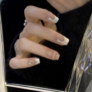 Nailbox ,10 móng úp thiết kế đính đá.