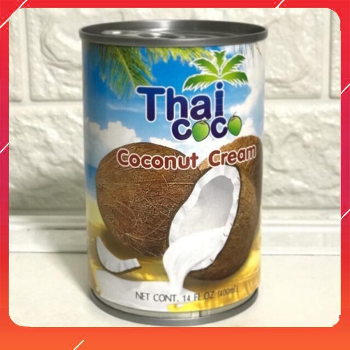 [Bán Giá Sỉ] Nước Cốt Dừa 400 ml (Thái Lan - Thai CoCo) - Nước Cốt Dừa Đậm Đặc