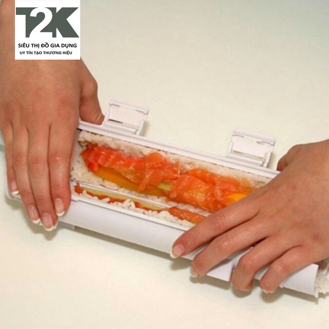 Khuôn làm sushi T2K khuôn làm kimbap sushi làm cơm hộp chất liệu nhựa ABS tiện dụng