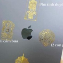 Bộ 4 Miếng Dán Linh Phù ⚡️𝐅𝐑𝐄𝐄𝐒𝐇𝐈𝐏⚡️ Thần Tài + Lộc Vô + Chuyển Vận + Hôn Nhân - Dán Điện Thoại Máy Tính Bảng