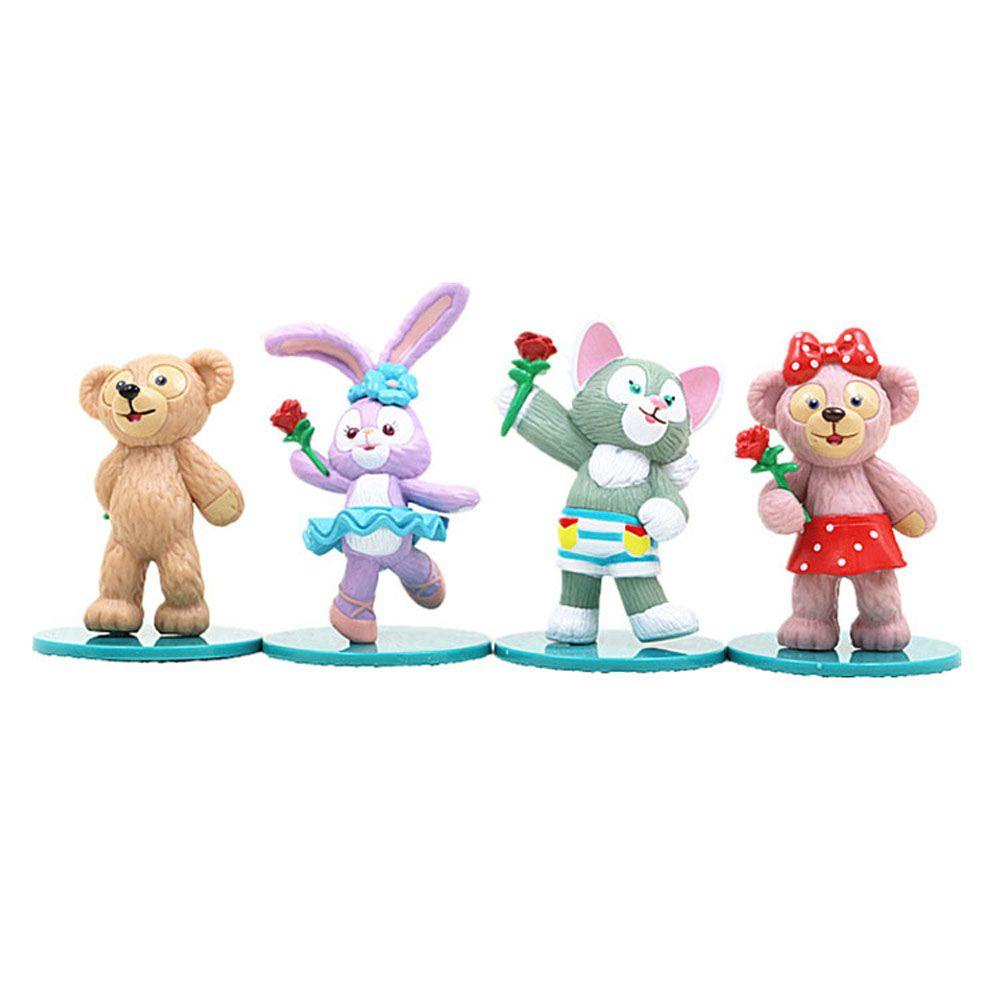 Đồ Chơi Mô Hình Nhân Vật Gấu Thỏ StellaLou Bằng PVC Dễ Thương