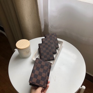 Wallet 02c - Ví gập (LV caro nâu)