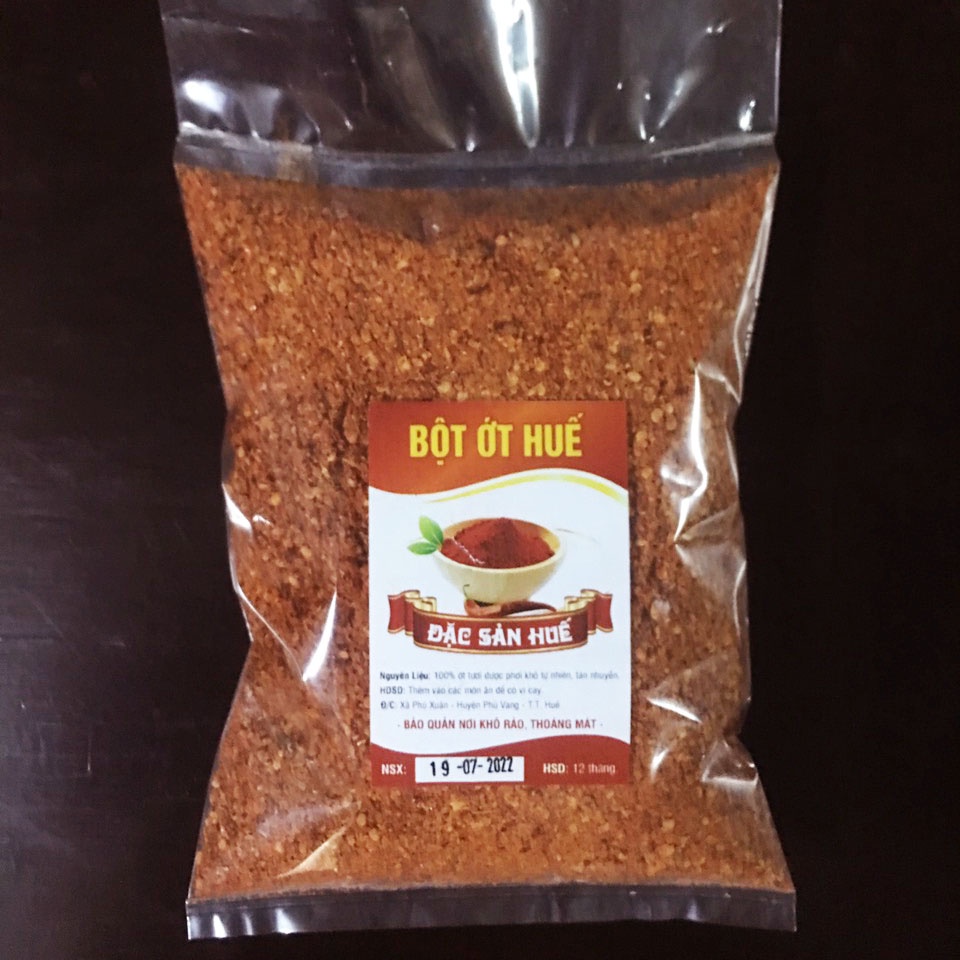 200g ỚT BỘT HUẾ (như hình) nguyên chất  - Đặc sản Huế