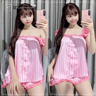 Đồ bộ lụa satin Cánh tiên siêu xinh