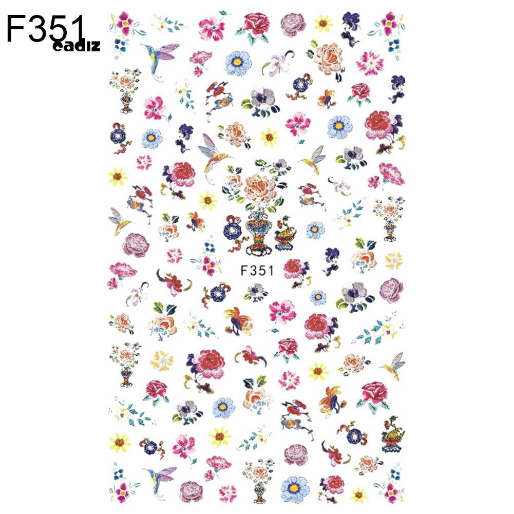 ✮Multi-pattern Nail Art Floral Sticker Women Fingernail Manicure DIY Decal Decor