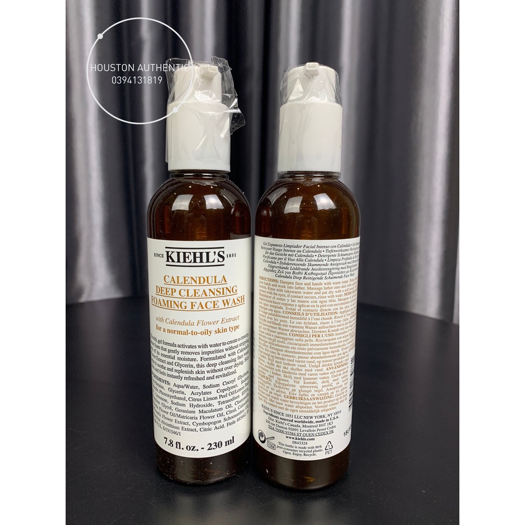 Sữa rửa mặt Hoa Cúc KIEHL'S Calendula Deep Cleansing Foaming Face Wash 230ml _ Live mua hàng tại