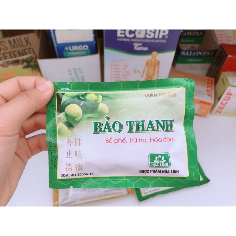Ngậm ho Bảo Thanh hỗ trợ đau rát họng và ho | BigBuy360 - bigbuy360.vn