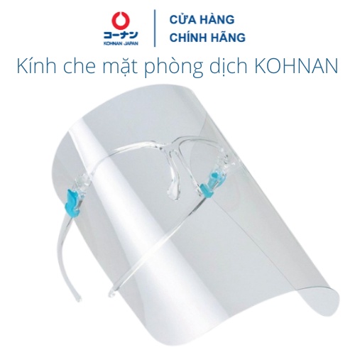 [Mã LIFECPMALL giảm 12% đơn 250K] Kính che mặt phòng dịch KOHNAN bảo hộ chống bụi đi đường