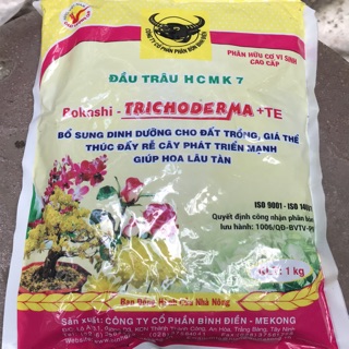 Phân hữu cơ vi sinh + Tricoderma + TE Đầu Trâu