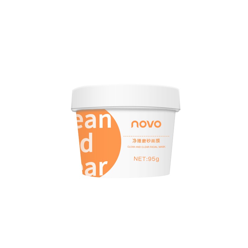 Mặt Nạ Bùn Lựu Đỏ Dưỡng Ẩm Làm Sạch Sâu Kiềm Dầu Hiệu NOVO 95g NO.5480
