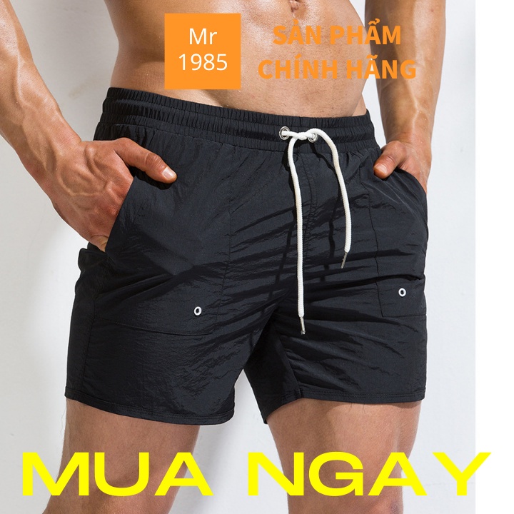 Quần bơi đùi nam nhanh khô chất vãi co giãn tốt vải mỏng sexy nhưng chắc chắn Mr1985 MR15