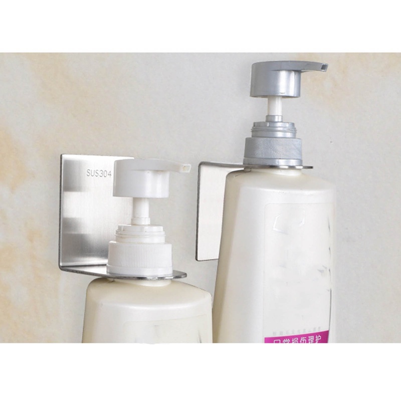 Giá Đỡ Chai Dầu Gội Gắn Tường Tiện Dụng Cho Phòng Tắm / Nhà Bếp / Khách Sạn
