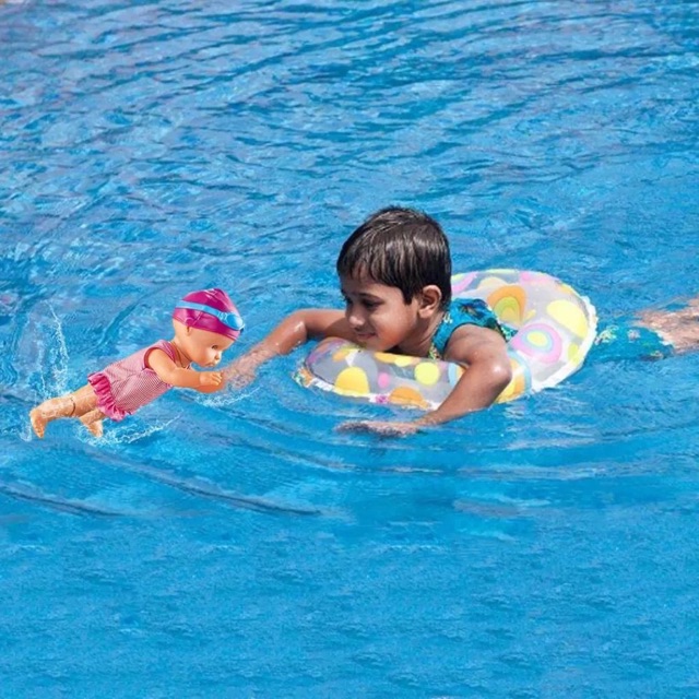 Đồ chơi búp bê cho bé biết bơi dưới nước 8866A - đồ chơi tắm cho bé