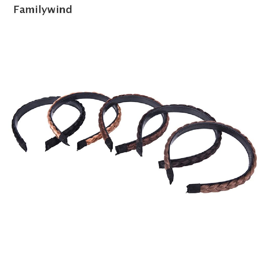 Băng đô dạng tóc giả thắt bím thời trang dành cho nữ giới