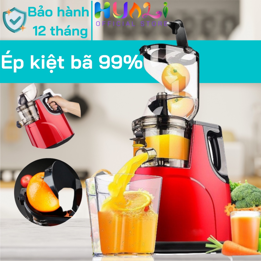 Máy Ép Chậm Trái Cây, Rau Củ Cho Gia Đình Hongxin Công Suất Lớn, Siêu Êm