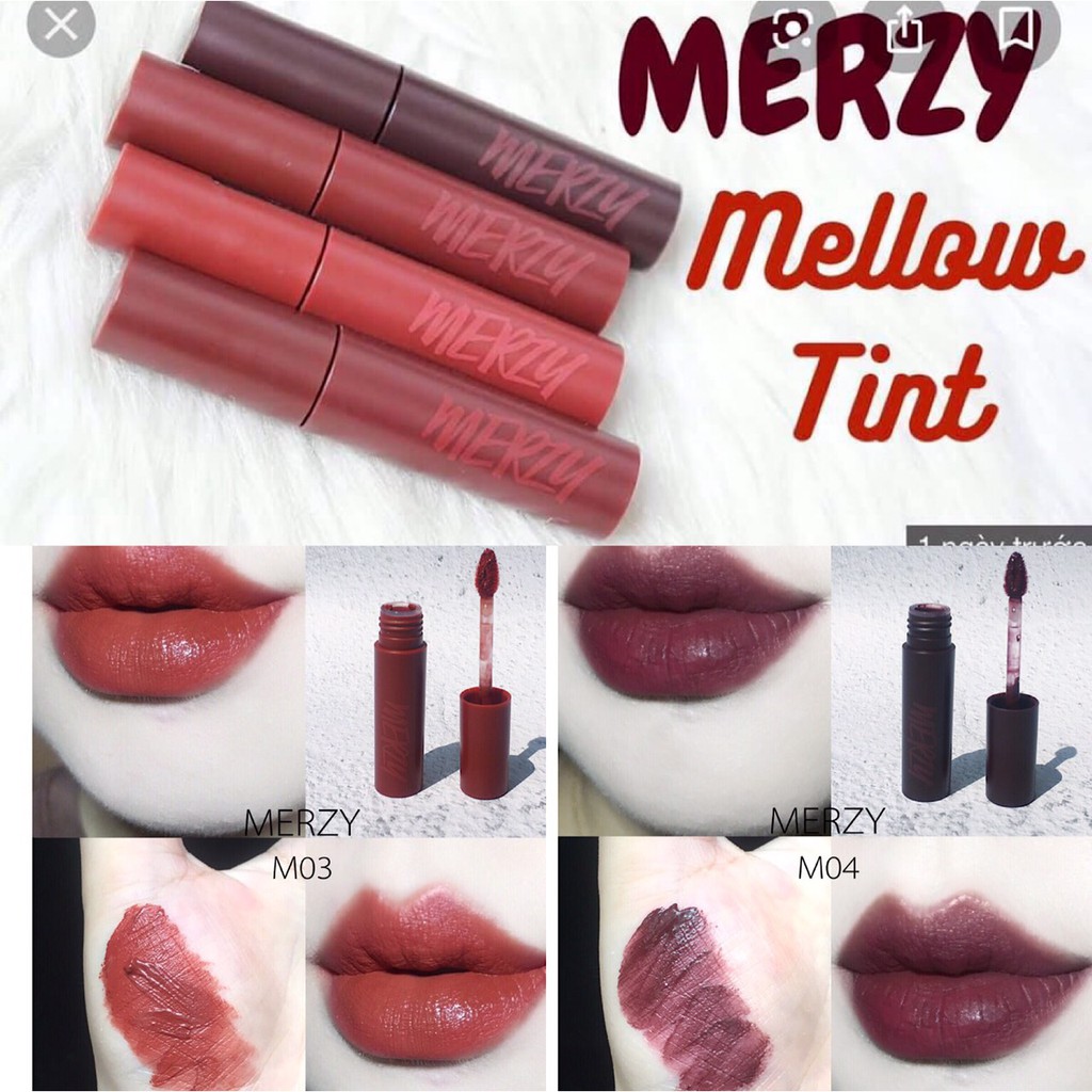 [Mã COSFS3 giảm 10% đơn 150K] Son Kem Merzy Bite The Beat Mellow Tint | BigBuy360 - bigbuy360.vn