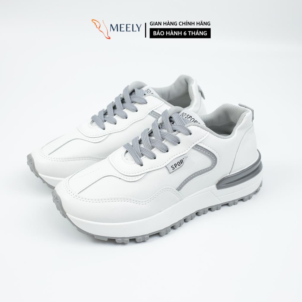 Giày Thể Thao Nữ Đế Bằng MEELY Sneaker Ulzzang Nhẹ Êm Cá Tính - G88 pp
