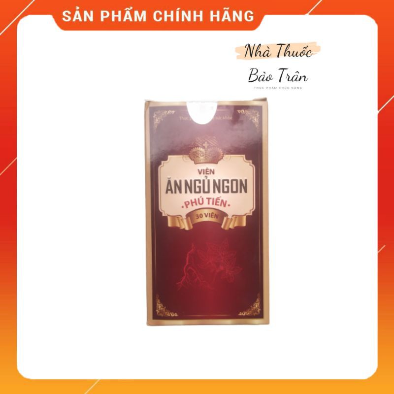 Viên ăn ngủ ngon phú tiên - Hỗ trợ ngủ ngon (hộp 30)