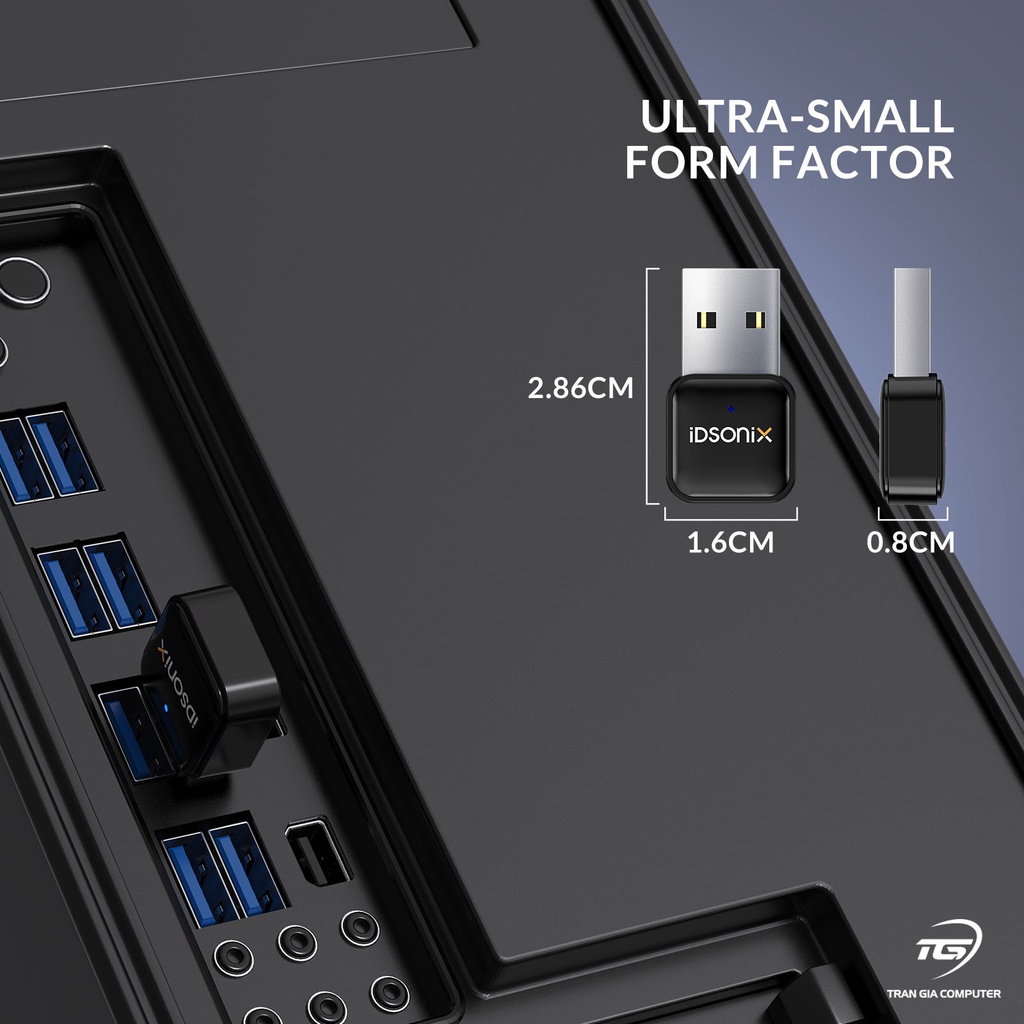 USB Bluetooth 5.0 IDsonix BTA-508 bảo hành 24 tháng