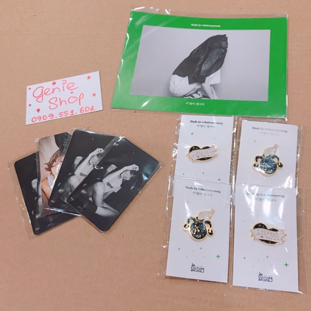 *Có-Sẵn* Bộ Ảnh SNSD SOOYOUNG Photocard Huy Hiệu
