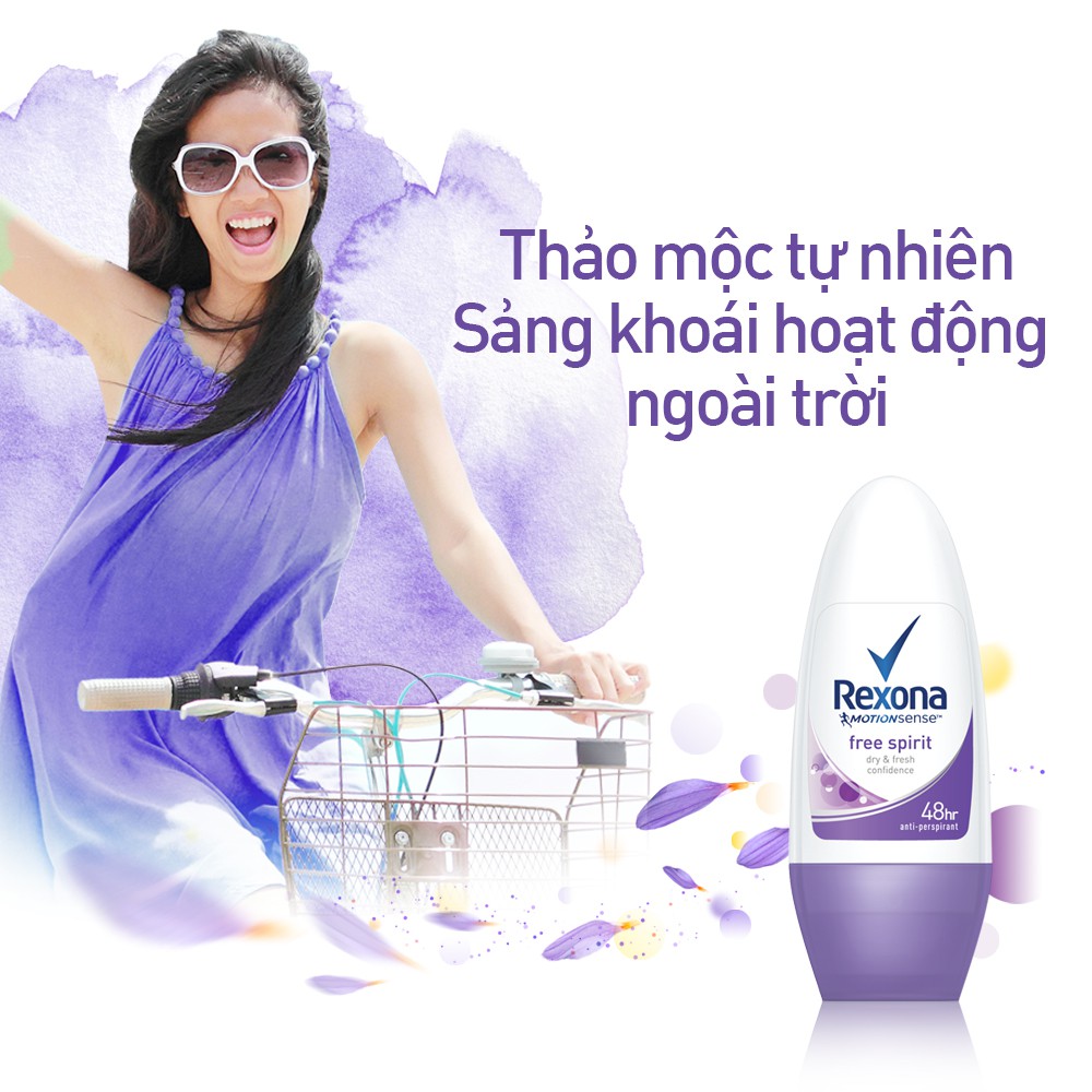 Xịt khử mùi nữ Rexona 150ml:Free Spirit