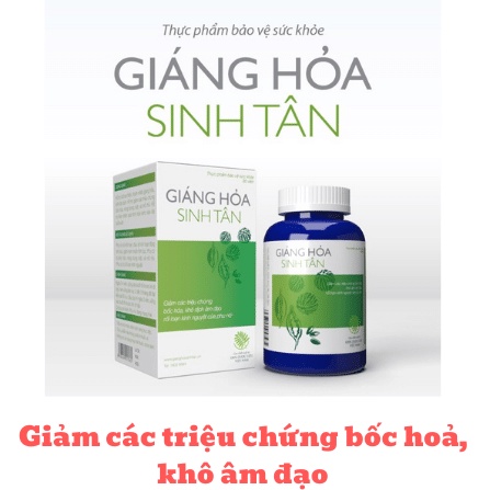 Giáng Hoả Sinh Tân hết khô âm đạo, bốc hoả, rối loạn kinh nguyệt phụ nữ